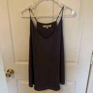 Loft Dark Grey spaghetti Strap tank